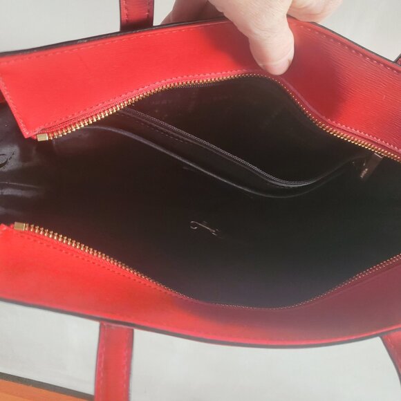 Red DKNY tote bag - Picture 5 of 7